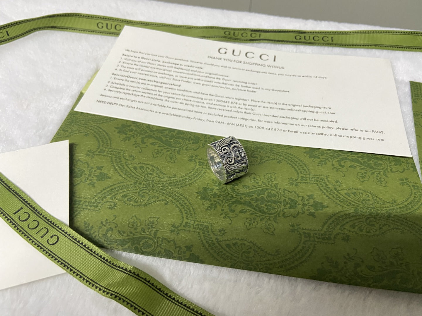 Double Gucci Marmont Ring